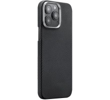 Чохол PC Carbon Protection Slim with MagSafe для Apple iPhone 15 Pro Max (6.7") Black