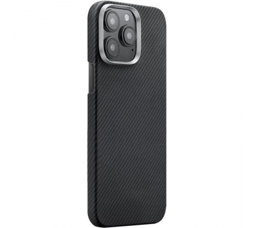 Чохол PC Carbon Protection Slim with MagSafe для Apple iPhone 15 Pro Max (6.7") Black