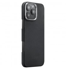 Чохол PC Carbon Protection Slim with MagSafe для Apple iPhone 16 Pro (6.3") Black
