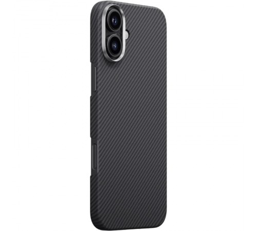 Чохол PC Carbon Protection Slim with MagSafe для Apple iPhone 17 (6.3") Black