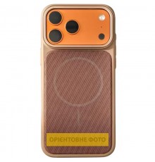 Чохол TPU TechWoven Hybrid with MagSafe для Apple iPhone 16 (6.1") Desert Gold