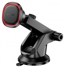 Автотримач Borofone BH125 Roman magnetic (center console) Black / Red