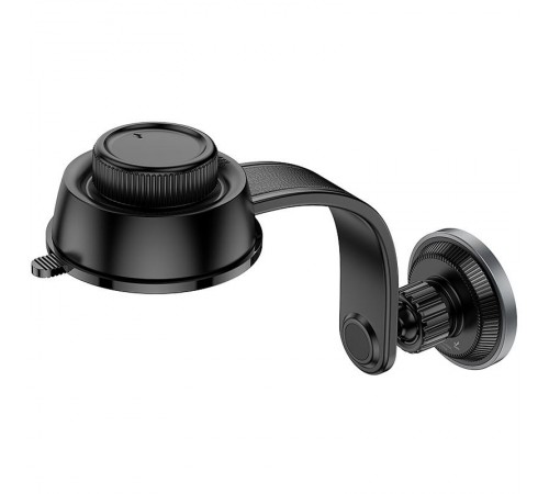 Автотримач Borofone BH123 Profit magnetic (center console) Black / Metal gray