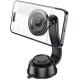 Автотримач Borofone BH123 Profit magnetic (center console) Black / Metal gray