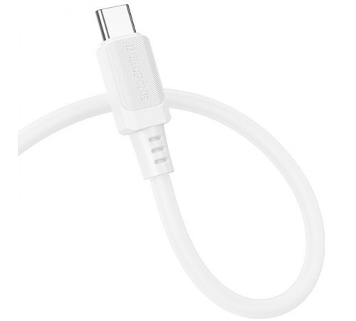 Дата кабель Borofone BX115 Lotto Type-C to Type-C 60W (1m) White