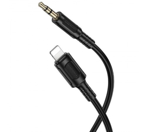 Аудіо кабель Aux Borofone BL25A Nice (Lightning to AUX 3.5mm) (1m) Black