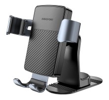 Автотримач Borofone BH119 Refined (center console) Black / Metal gray