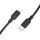 Дата кабель Borofone BX113 Lenny Type-C to Lightning 27W (2m) Black