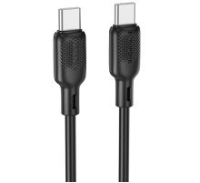 Дата кабель Borofone BX113 Lenny Type-C to Type-C 60W (2m) Black