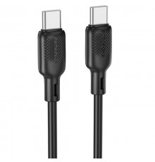 Дата кабель Borofone BX113 Lenny Type-C to Type-C 60W (2m) Black
