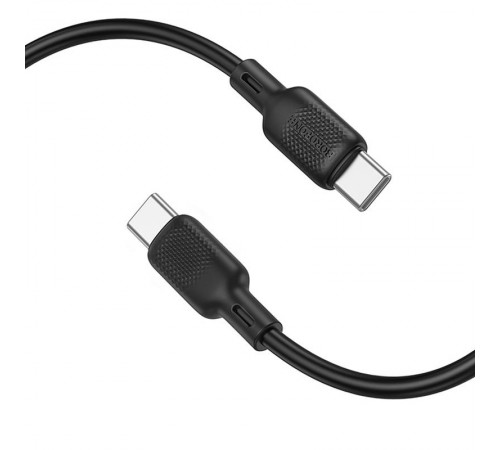 Дата кабель Borofone BX113 Lenny Type-C to Type-C 60W (2m) Black
