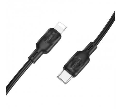 Дата кабель Borofone BX113 Lenny Type-C to Lightning 27W (1m) Black