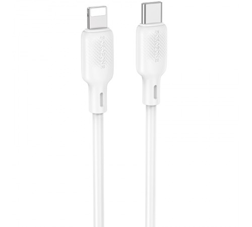 Дата кабель Borofone BX113 Lenny Type-C to Lightning 27W (1m) White
