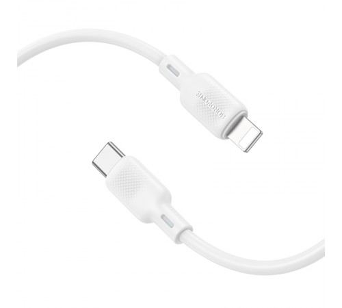 Дата кабель Borofone BX113 Lenny Type-C to Lightning 27W (1m) White