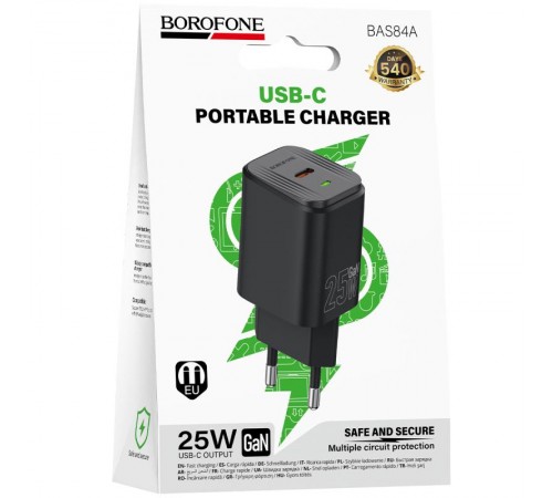 МЗП Borofone BAS84A Star PD25W (1USB-C) Black