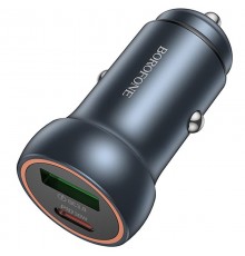 АЗП Borofone BZ32A Fresh PD30W+QC3.0 (1USB-A/1C) Metal gray