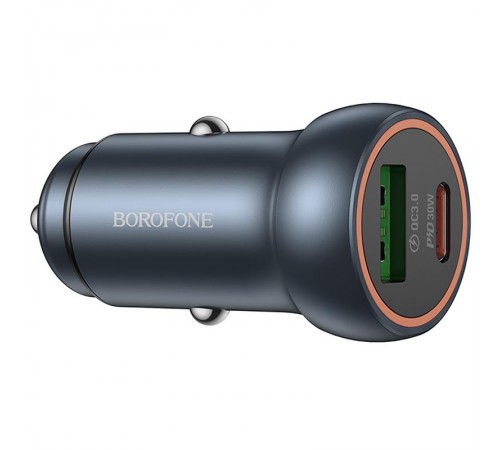 АЗП Borofone BZ32A Fresh PD30W+QC3.0 (1USB-A/1C) Metal gray