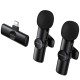 Петличний бездротовий мікрофон Borofone BFK16A Winner dual-mic Type-C Black