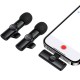 Петличний бездротовий мікрофон Borofone BFK16A Winner dual-mic Type-C Black