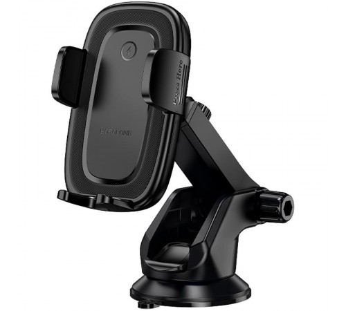 Автотримач з БЗП Borofone BH223 Follower 15W (center console) Black