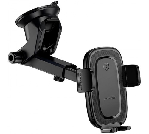 Автотримач з БЗП Borofone BH223 Follower 15W (center console) Black