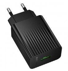 МЗП Borofone BAS72A Source QC3.0 (1USB-A) Black