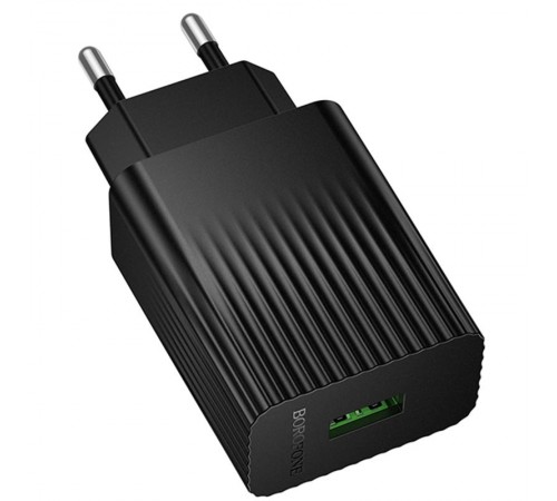 МЗП Borofone BAS72A Source QC3.0 (1USB-A) Black