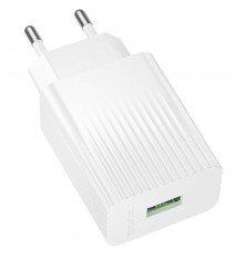 МЗП Borofone BAS72A Source QC3.0 (1USB-A) White