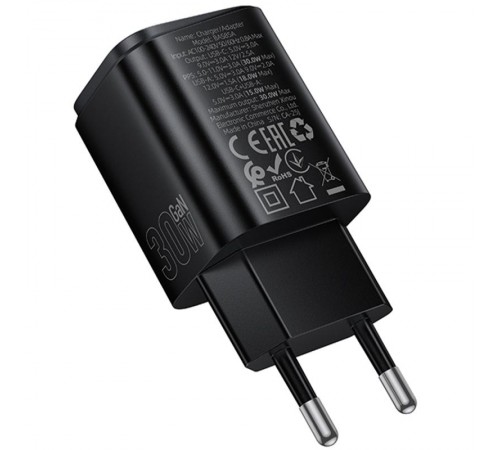 МЗП Borofone BAS85A Star PD30W+QC3.0 (1USB-A/1C) Black