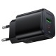 МЗП Borofone BAS85A Star PD30W+QC3.0 (1USB-A/1C) Black