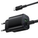 МЗП Borofone BAS83A Star PD20W+QC3.0 (1USB-A/1C) + кабель Type-C to Type-C Black