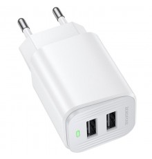 МЗП Borofone BAS81A Star 10.5W (2USB-A) White
