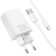 МЗП Borofone BAS72A Source QC3.0 (1USB-A) + кабель USB to Type-C White