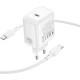 МЗП Borofone BN33 Fuente PD40W (1USB-C) + кабель Type-C to Type-C White