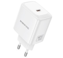 МЗП Borofone BN33 Fuente PD40W (1USB-C) White