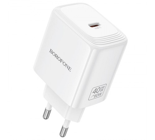 МЗП Borofone BN33 Fuente PD40W (1USB-C) White