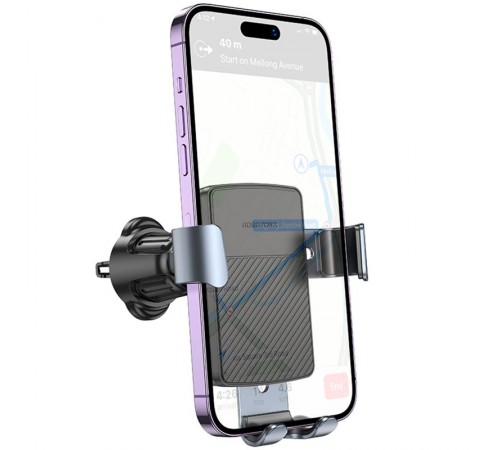 Автотримач Borofone BH118 Refined Black / Metal gray