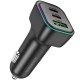 АЗП Borofone BZ28C Trophie PD60W+QC3.0 (1USB-A/2C) Black
