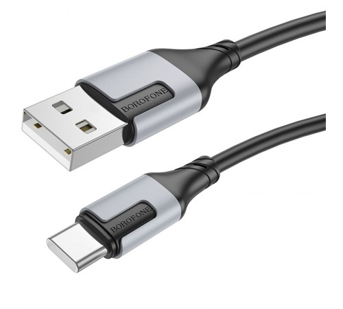 Дата кабель Borofone BX101 Creator USB to Type-C 3A (1m) Black
