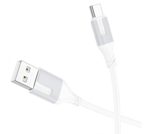 Дата кабель Borofone BX101 Creator USB to Type-C 3A (1m) White