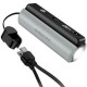 Портативний ЗП Power Bank Borofone BJ87 Star flashlight with cable 5000 mAh Black / Gray