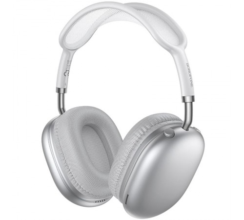 Накладні бездротові навушники Borofone BO36 Tone Silver