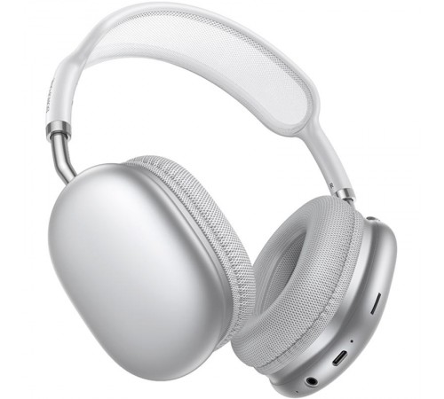 Накладні бездротові навушники Borofone BO36 Tone Silver
