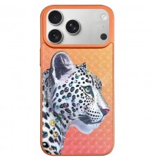 Чохол TPU+PC Crystal Hunt with MagSafe для Apple iPhone 16 (6.1") Orange
