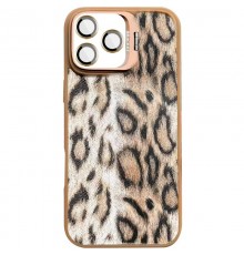 Чохол TPU+PC Wild Leopard with MagSafe and Lens для Apple iPhone 16 Pro Max (6.9") Brown