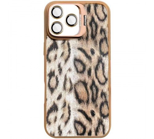 Чохол TPU+PC Wild Leopard with MagSafe and Lens для Apple iPhone 16 Pro Max (6.9") Brown