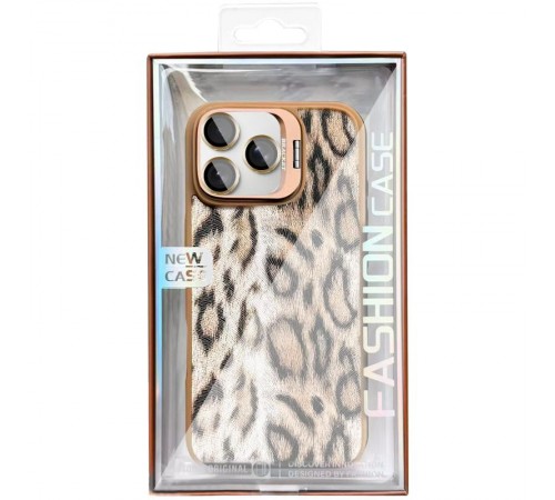 Чохол TPU+PC Wild Leopard with MagSafe and Lens для Apple iPhone 16 Pro Max (6.9") Brown
