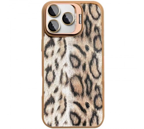 Чохол TPU+PC Wild Leopard with MagSafe and Lens для Apple iPhone 16 Pro Max (6.9") Brown