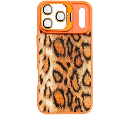 Чохол TPU+PC Wild Leopard with MagSafe and Lens для Apple iPhone 17 Pro (6.3") Orange