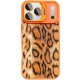 Чохол TPU+PC Wild Leopard with MagSafe and Lens для Apple iPhone 17 Pro (6.3") Orange